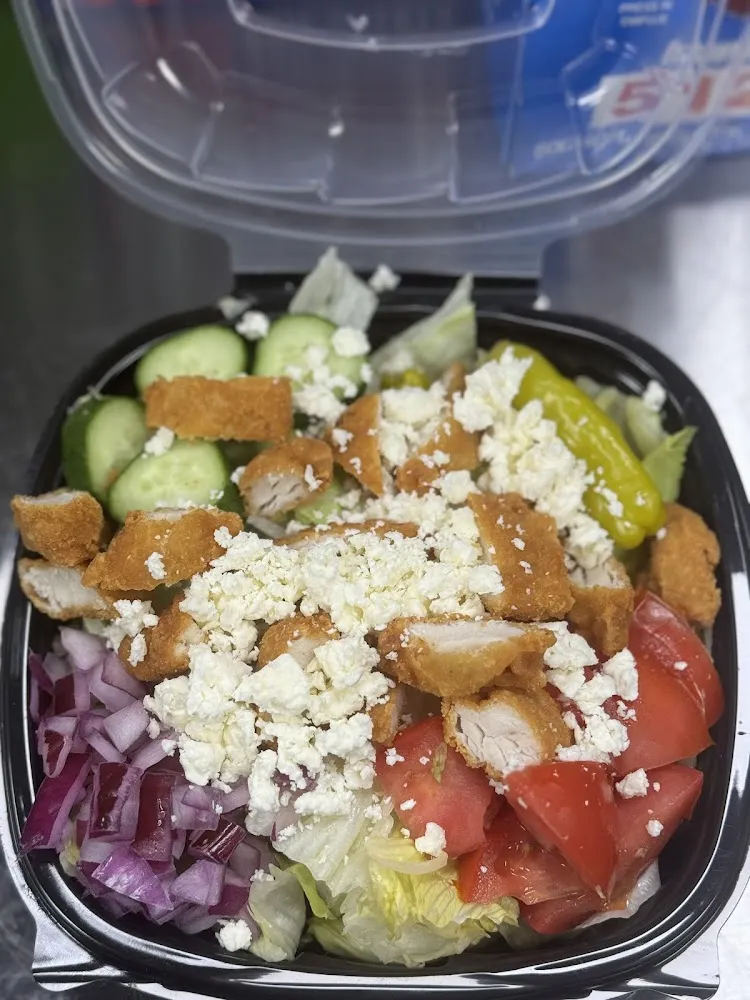 Chicken Gyros Salad with Feta